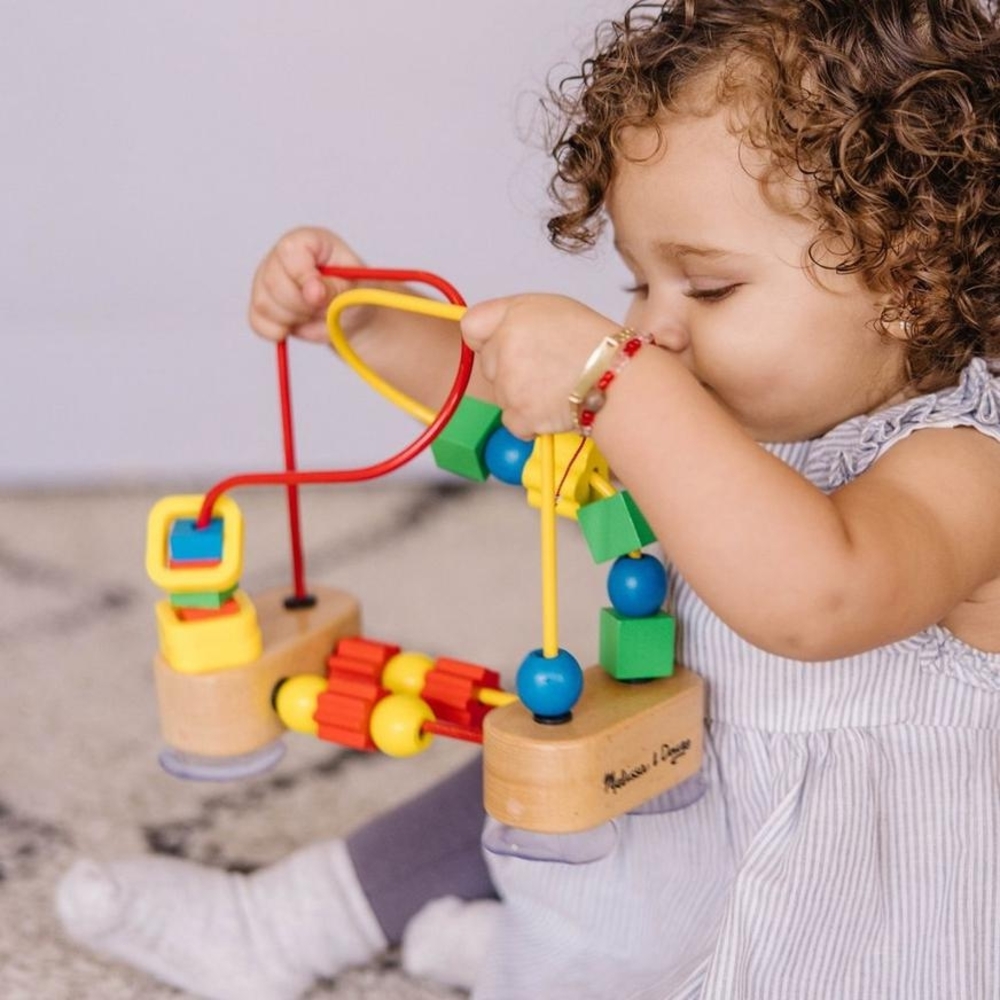 Melissa & Doug Red and Yellow Learning Bead Maze